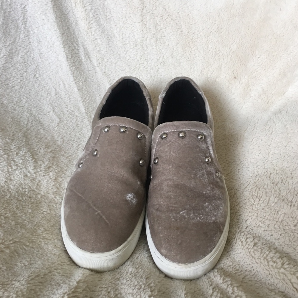 Rebecca Minkoff Noelle Velvet Platform Sneakers
